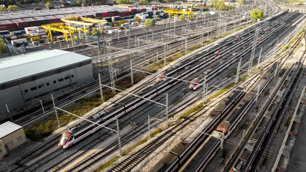 Ein Bahnhof der von Gleisbauer konstruiert wurde.